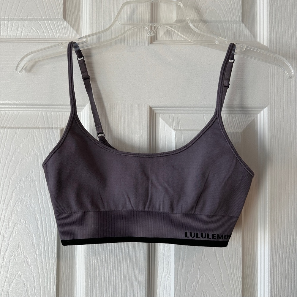 lululemon athletica Grayish Purple Sports Bra